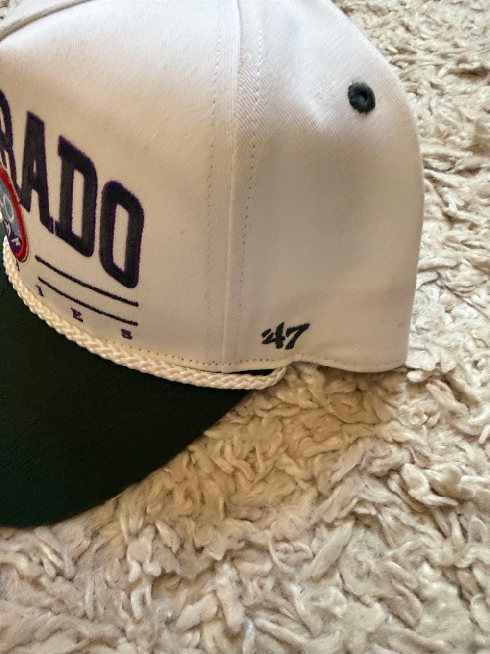 Colorado Rockies Rope Bill Snapback Hat - Picture 2 of 3